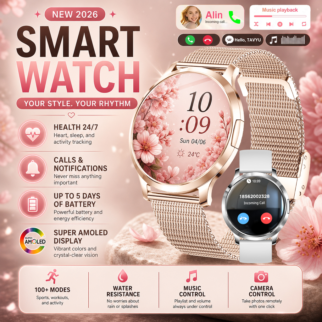 Health Wellness Trends 2026 - 2026 New Stylish Women Smart Watch