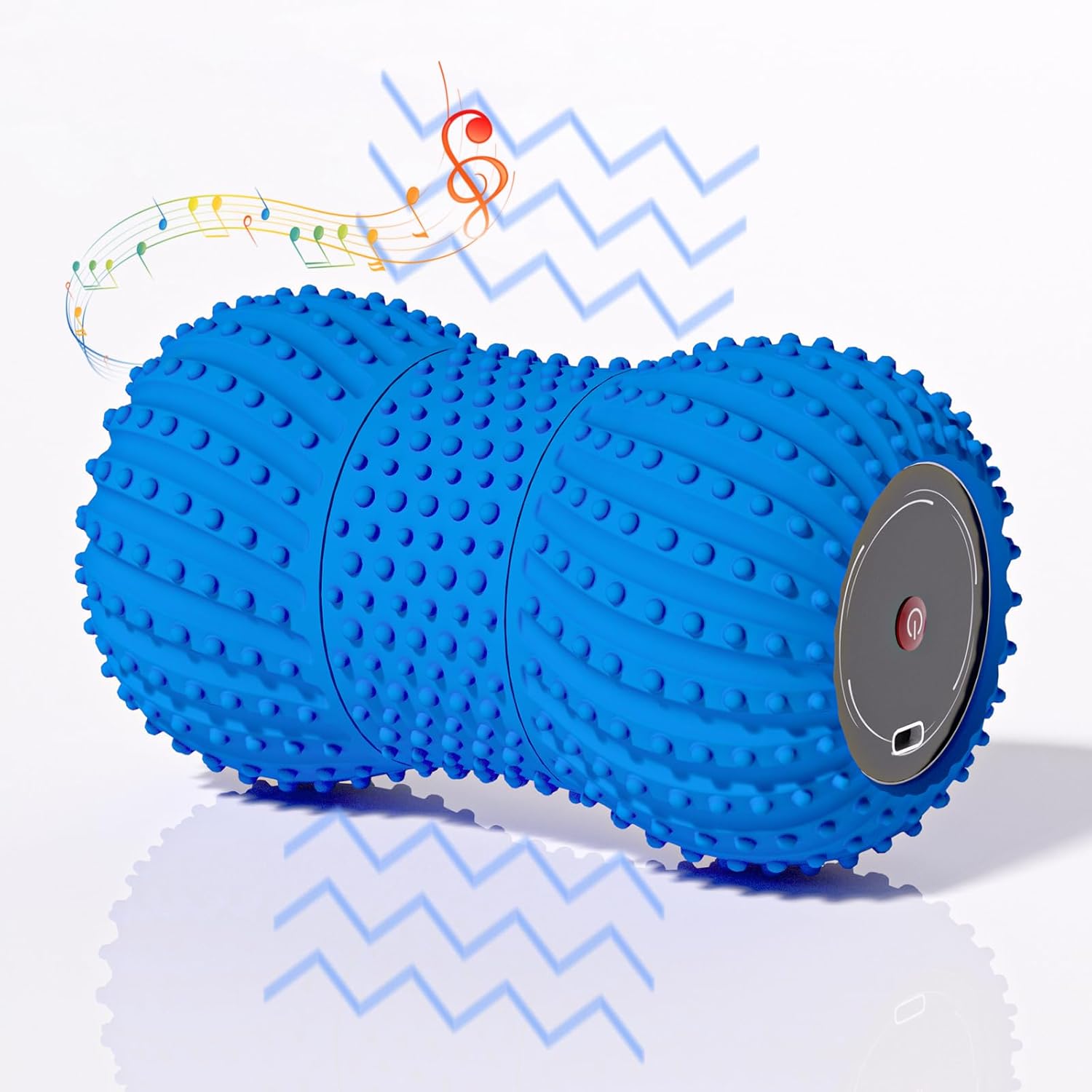 Vibrating Foam Roller - 2 in 1 Vibrating Peanut Massage