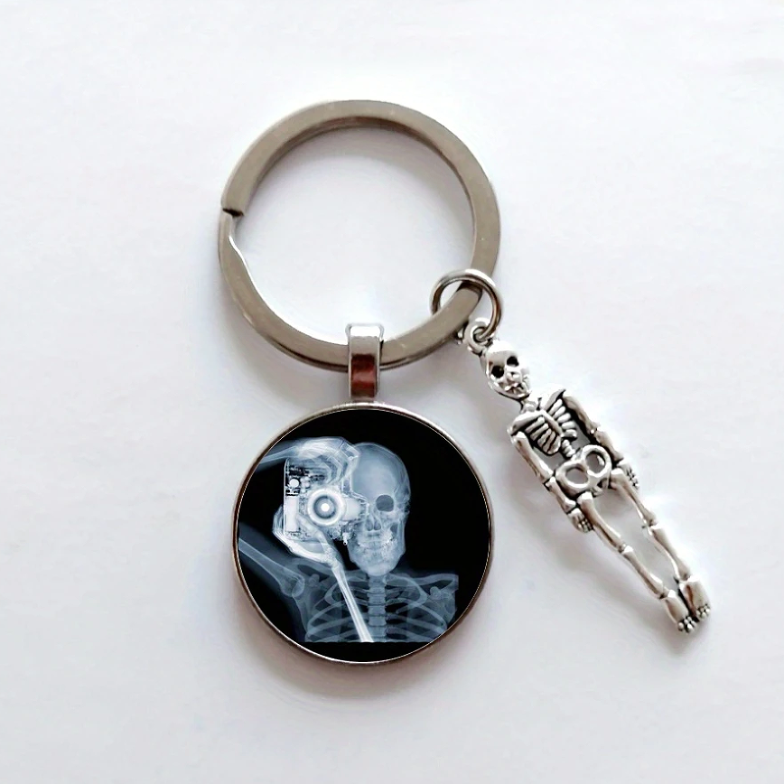 Xbody Health & Wellness Functional Integrative Medicine Office & Medical Spa - X-ray Keychain, Human Body Image Keychain,