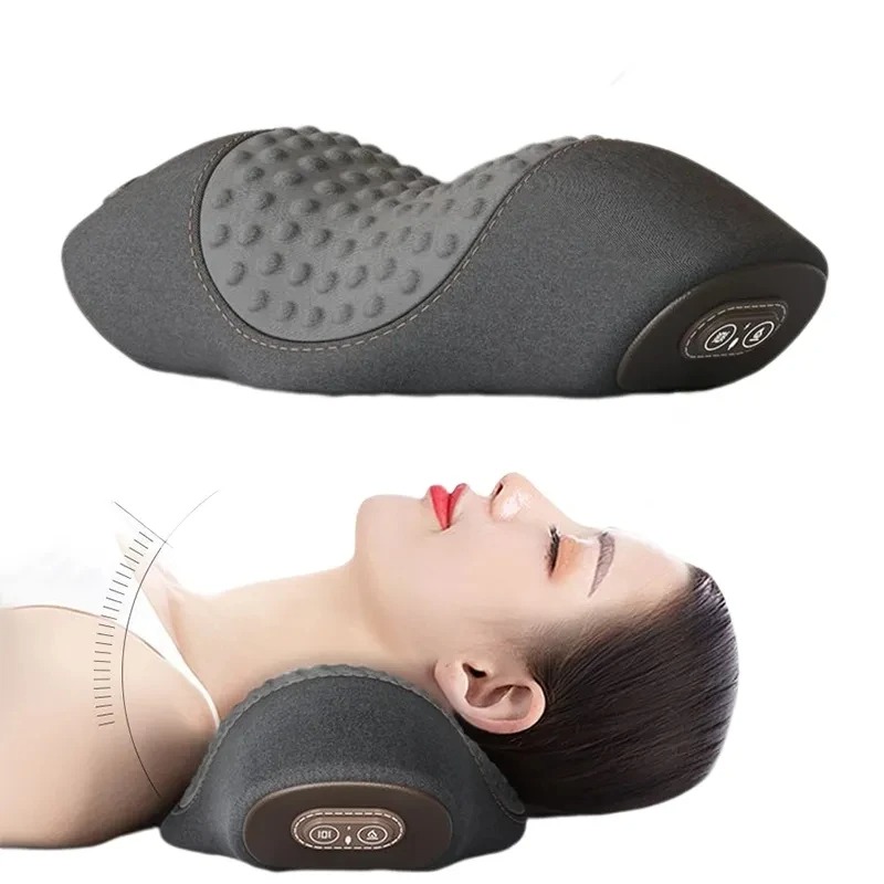Neck Traction Pillow - NEW Electric Neck Massager Pillow Cervical