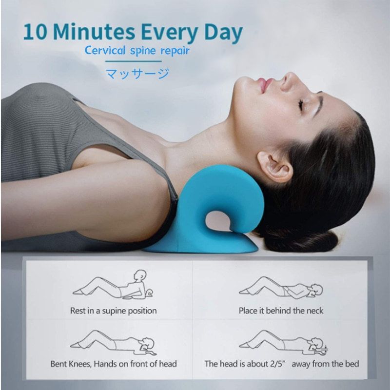 Neck Shoulder Stretcher Relaxe – обзор и цена Neck Traction Pillow