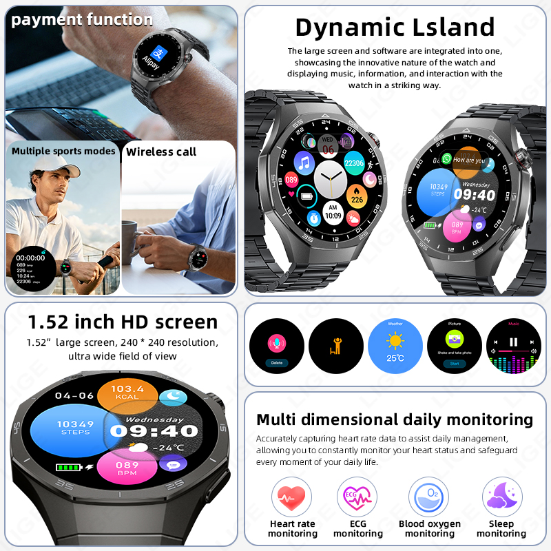 LIGE ECG Smart Watch For Andro – обзор и цена Health Wellness Trends 2026