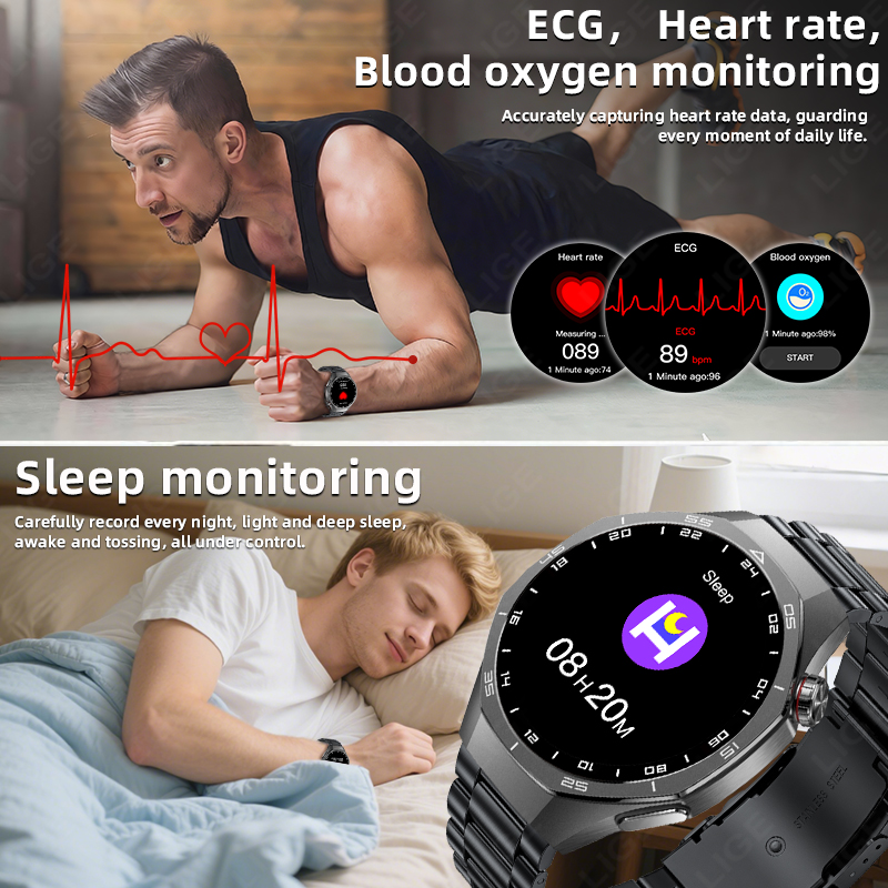 LIGE ECG Smart Watch For Andro – обзор и цена Health Wellness Trends 2026