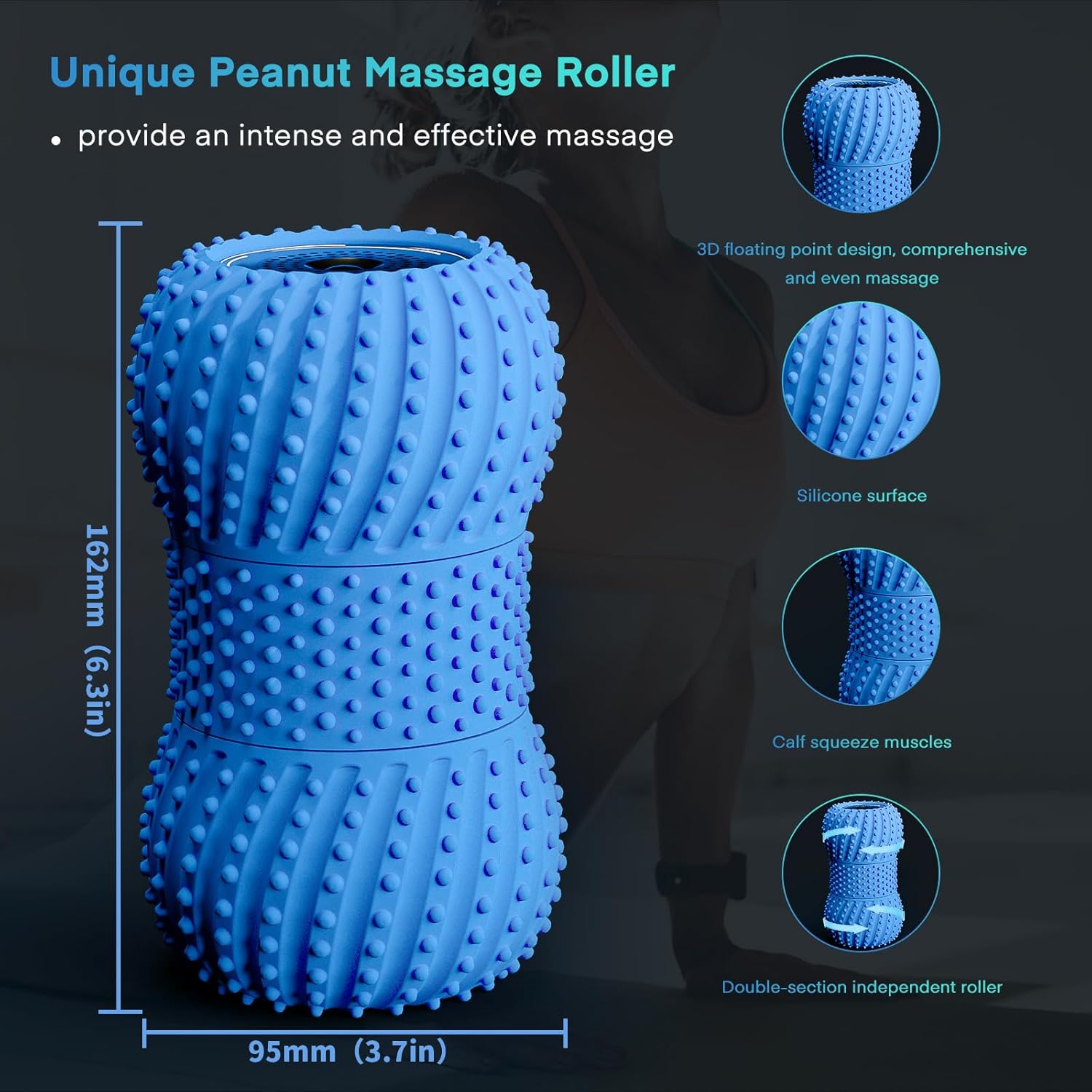 2 in 1 Vibrating Peanut Massag – обзор и цена Vibrating Foam Roller