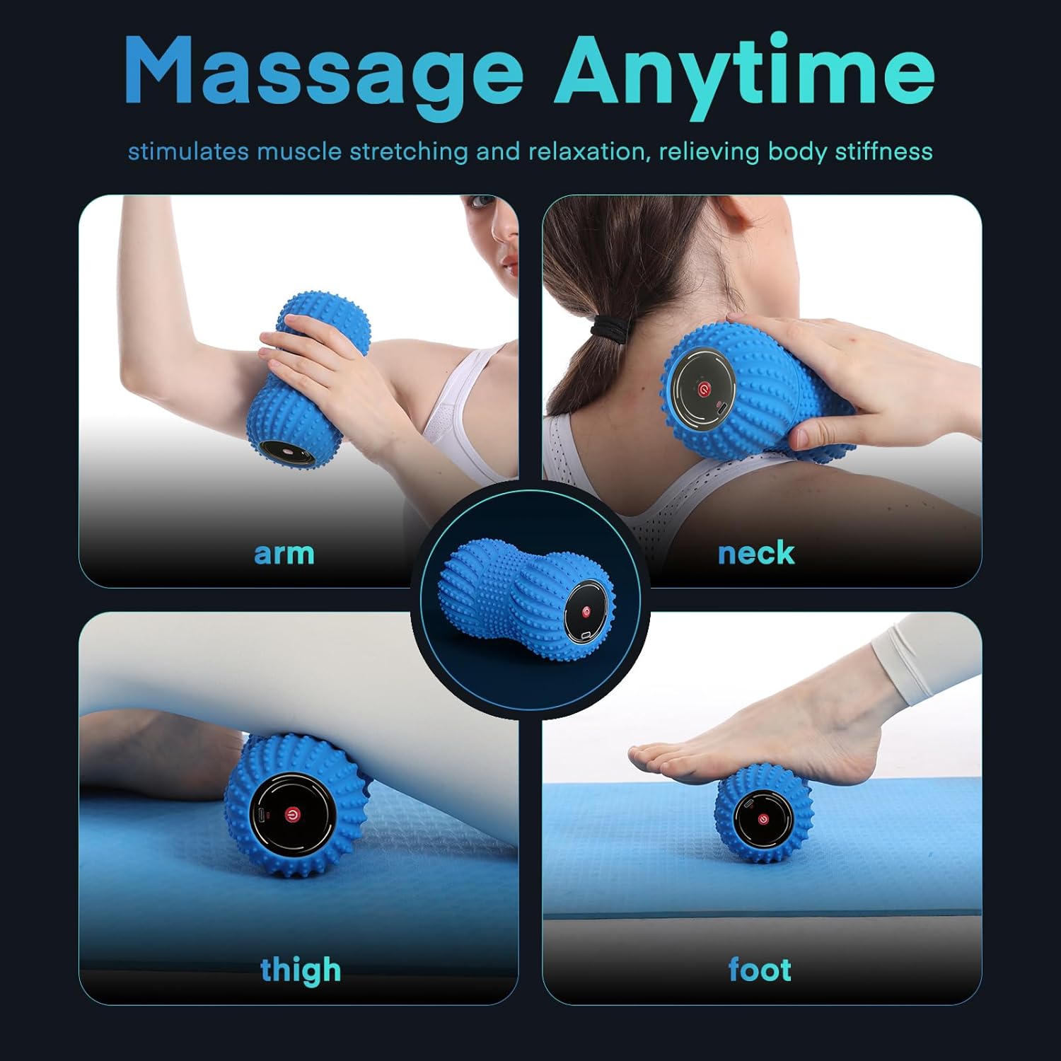 2 in 1 Vibrating Peanut Massag – обзор и цена Vibrating Foam Roller