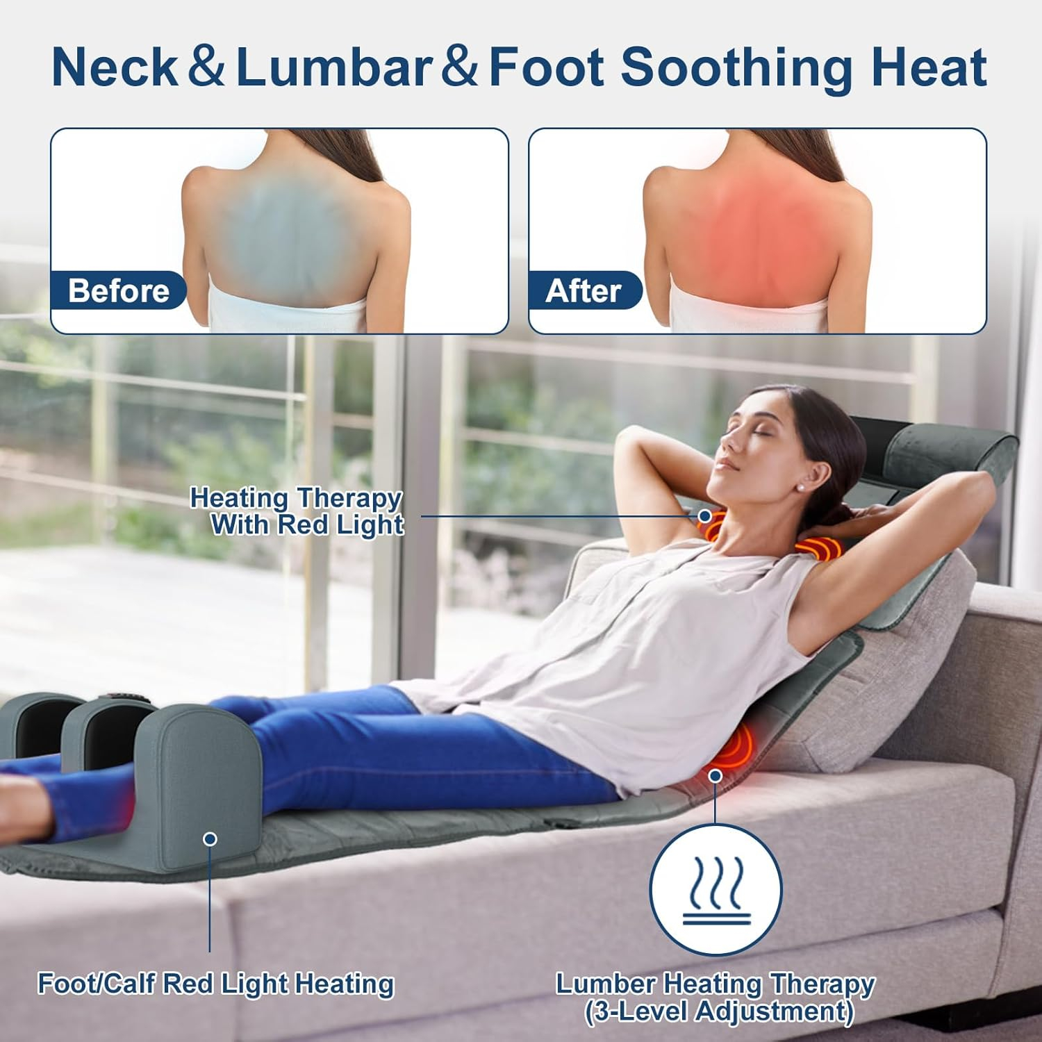 Full Body Massager Mat with He – обзор и цена Neck Traction Pillow