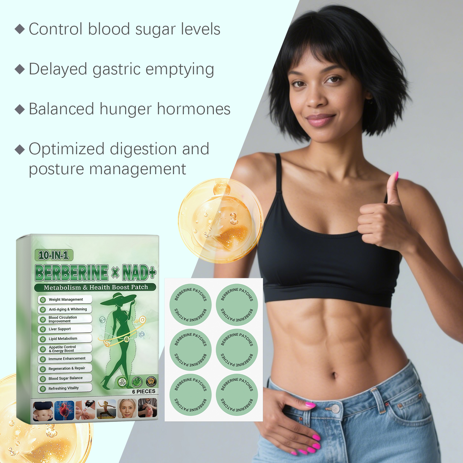 6pcs Berberine X Nad + Weight  – обзор и цена Xbody Health & Wellness Functional Integrative Medicine Office & Medical Spa