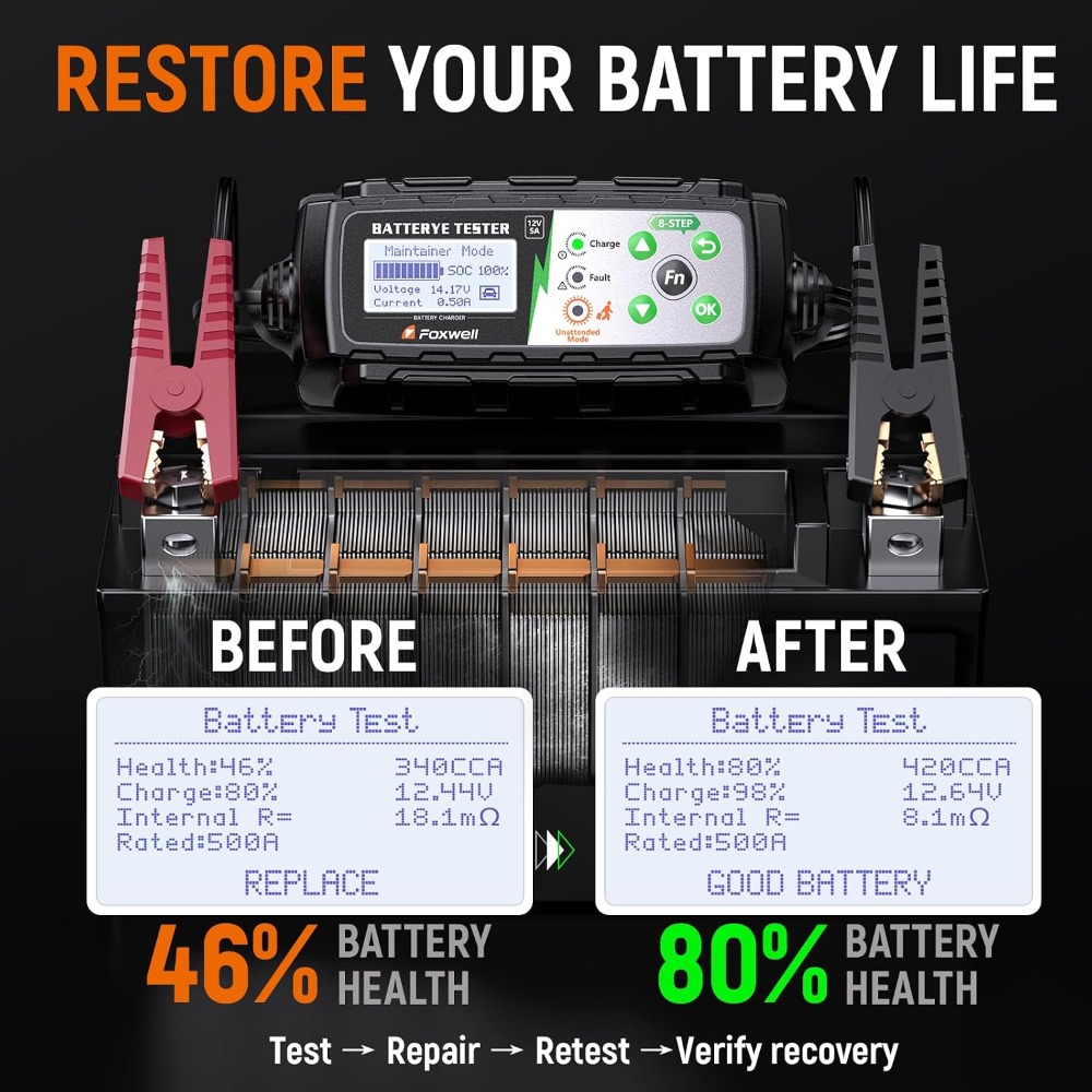 12V Car Battery Charger & Test – обзор и цена Health & Wellness Fair 2025