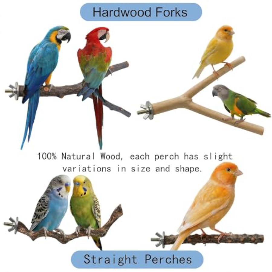 8PCS natural wood bird perches – обзор и цена Health & Wellness Fair 2025