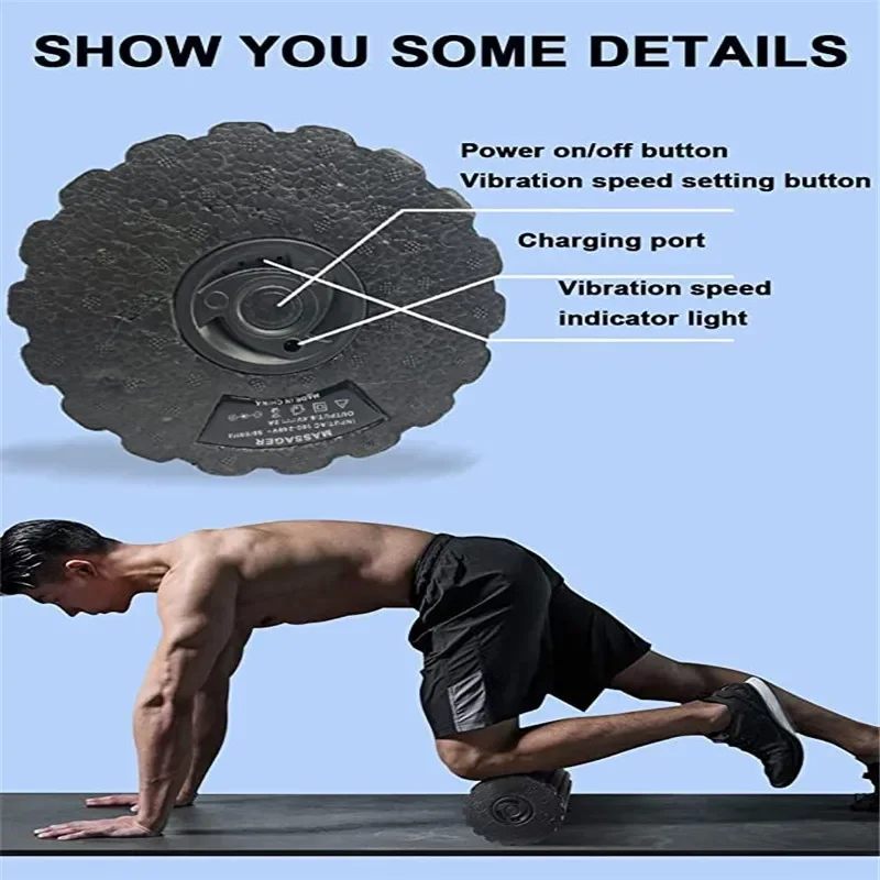 4-Speed Vibrating Electric Yog – обзор и цена Vibrating Foam Roller