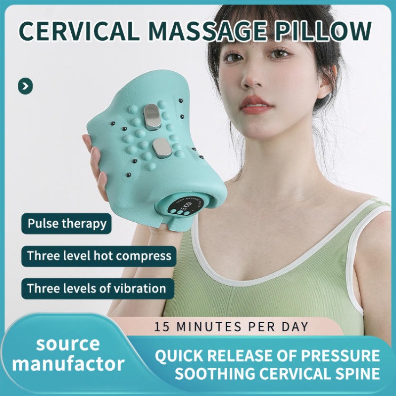 Electric Heated EMS Pulse Cerv – обзор и цена Neck Traction Pillow