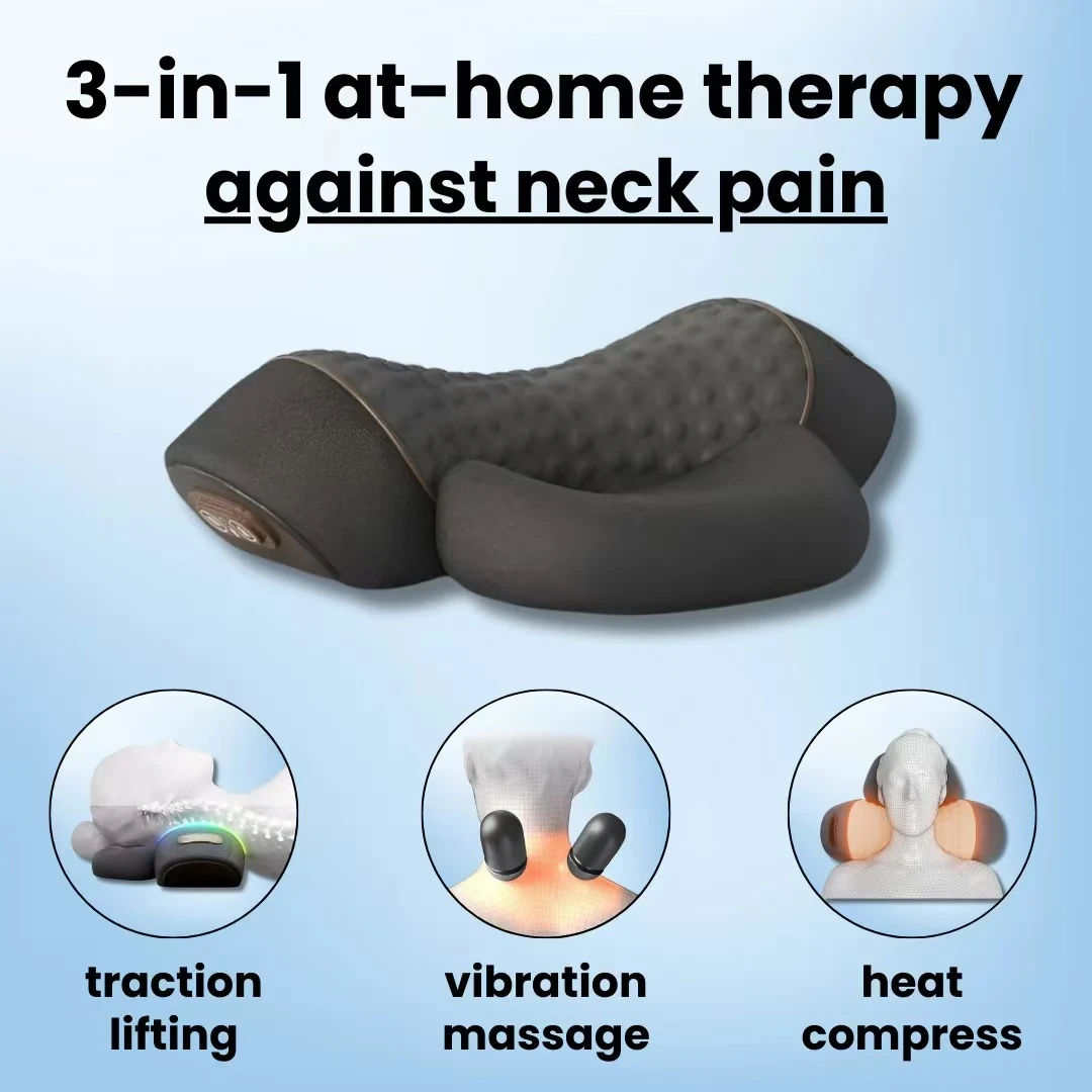 COSSEAL-3-in-1 Neck Massager C – обзор и цена Neck Traction Pillow