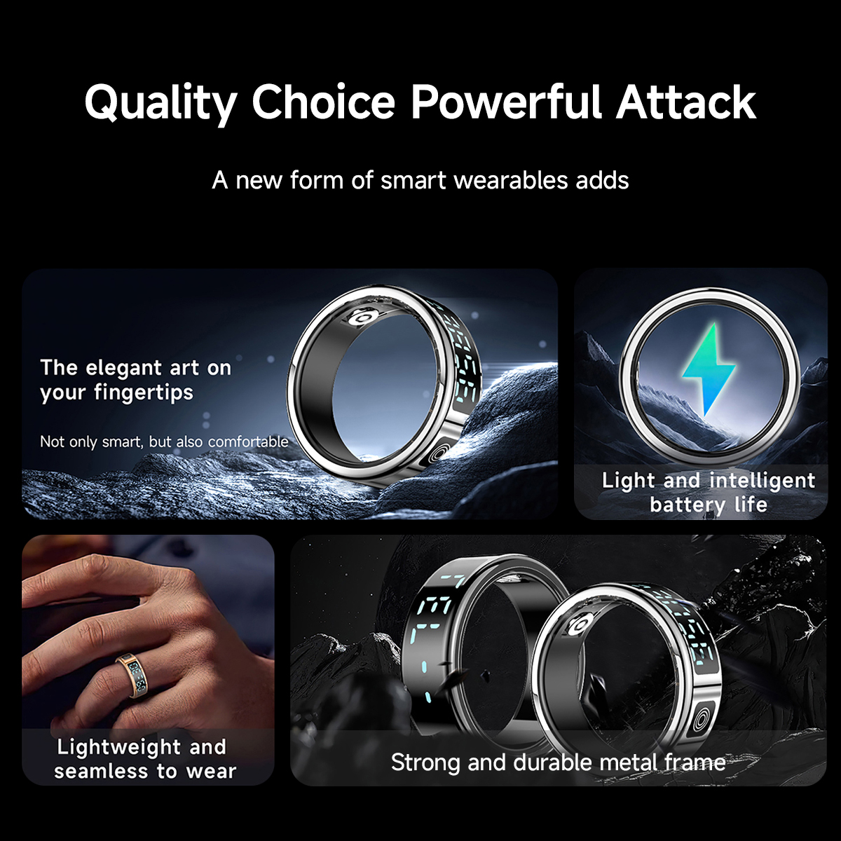 New Smart Ring SR08 LED Displa – обзор и цена Women'S Health & Wellness Center