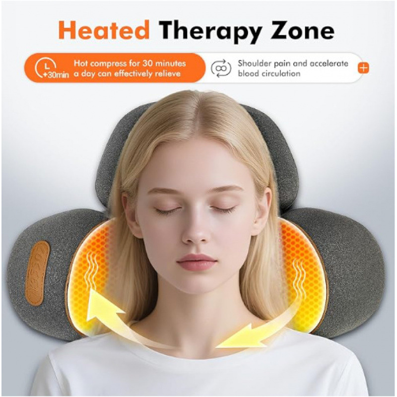 Heated Massage Cervical Pillow – обзор и цена Neck Traction Pillow